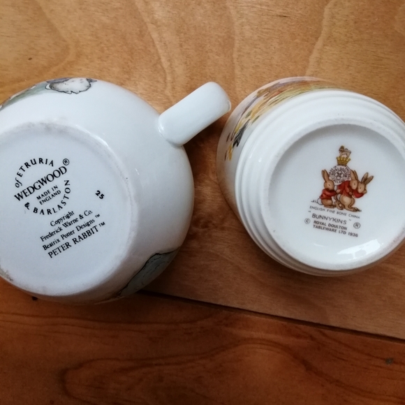Vintage Bone China Peter Rabbit Cups, Set of Two - Picture 4 of 9